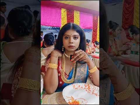 রিয়ার বিয়েতে খেতে বসে রেগে গেলাম 🥵🤬.... #shorts #minivlog #wedding