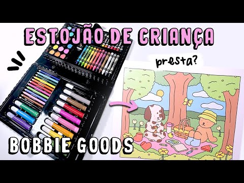 TENTANDO PINTAR BOBBIE GOODS COM ESTOJÃO DE CRIANÇA - SERÁ QUE ISSO VAI DAR CERTO?