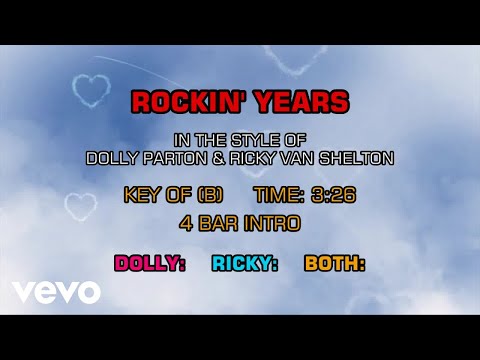 Dolly Parton and Ricky Van Shelton – Rockin’ Years (Karaoke)