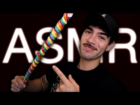 ASMR eating sweets and whispering sweet things to you