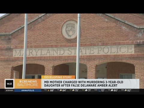 YouTube video thumbnail: Maryland Mother Charged With Murdering 3-Year-Old Daughter After False Delaware Amber Alert