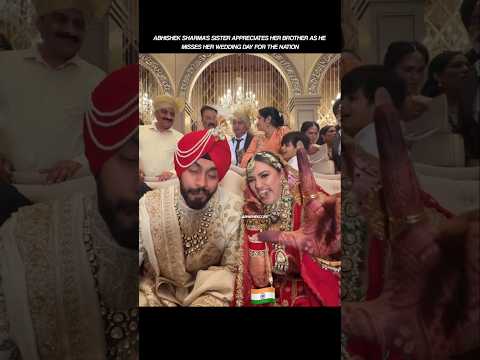 Abhishek Sister Wedding👆 #abhisheksharma #viralshorts #cricket #asiacup #indiancricketteam #punjab