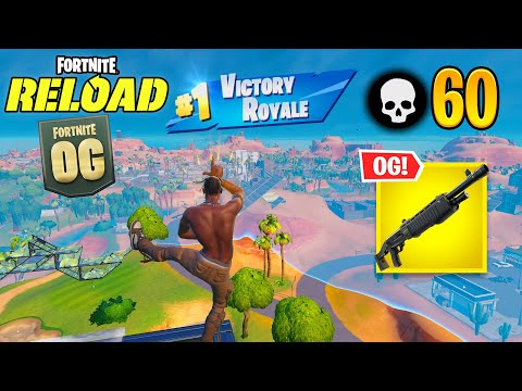 Fortnite Reload | 60 Kill Solo Ranked Win Full Gameplay (Keyboard & Mouse)