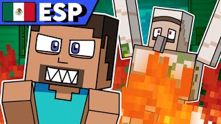 Una granja ILEGAL EN MINECRAFT?! - Steve's Realm Parte 1 - Animación de Minecraft
