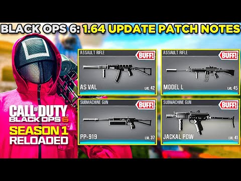 Black Ops 6: NEW 1.64 UPDATE PATCH NOTES! 🔥 NEW WEAPON BALANCE & META UPDATE! (BO6 1.64 Update)