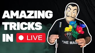 6 AMAZING MAGIC TRICKS REVEALED 🪄 IN LIVE #tricks #magic #live #shorts