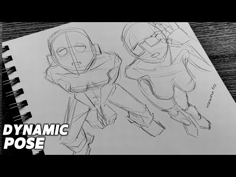 HOW DRAW WOMEN DYNAMIC POSE