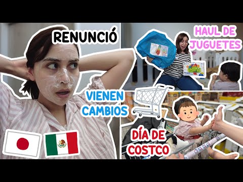 RENUNCIÓ A SU TRABAJO 😮 HAUL DE JUGUETES PARA MIA 🧸 IDA A COSTCO 🛒| Juli