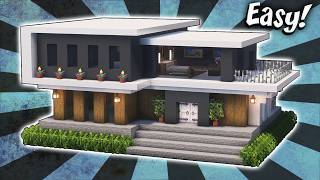 Minecraft: How To Build A Large Modern House Tutorial (#54)