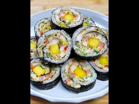 이렇게 하면 김밥 만들기 정말 간단합니다❗️