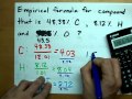 Empirical Formulas and Ratios
