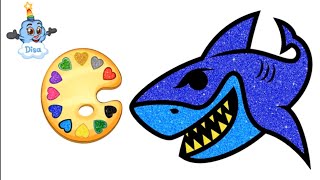 Coloring Videos for Kids ☆ Animals & Characters (Learn Colors and Nursery Rhymes Songs)