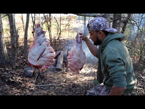 Sobreviviendo En La Montaña Solo Con  Comida Salvaje P2