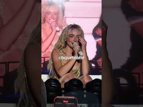 Le COQUETEÓ a un fan 😱😳 #artist #sabrinacarpenter #fyp