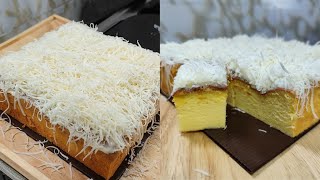 RESEP CAKE POTONG KEJU | LEMBUT, MOIST, KOKOH