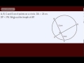 Circle Theorems and Chord Relationships