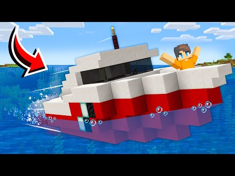 How To Build A Working Boat in Minecraft