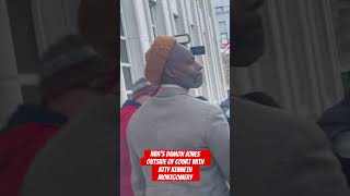 NBA’s Damon Jones questioned by reporters outside of court!