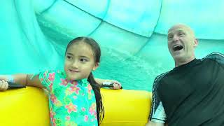 Family Fun on the Raft Slides @ Great Wolf Lodge | Jilana’s Big Adventure!🐺💦#greatwolflodge #shorts