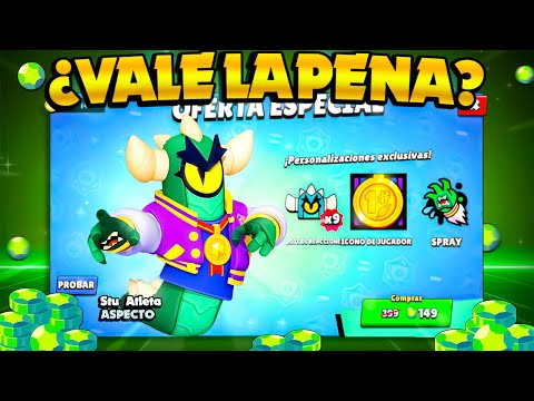 VALE LA PENA STU ATLETA? 😱 LA MEJOR SKIN DE STU | BRAWL STARS