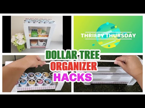 DIY DOLLAR TREE ORGANIZERS USING WOODEN SIGNS HACKS