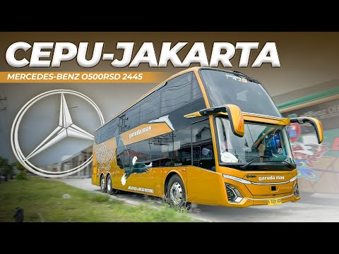 NAIK BUS PALING CANGGIH SE INDONESIA ‼️ Garuda Mas Mercedes Benz 2445 Cepu Jakarta #1