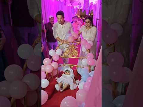 মেয়ে আয়রাকে নিয়ে রাহুল প্রীতির রাজকীয় এন্ট্রি #prihul #RahulMazumdar #PrityBiswas #shorts