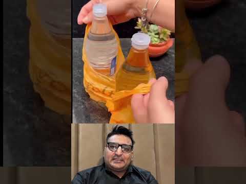 Note:- Appropriate way to carry bottles in the polythene bag …. Tricky video….