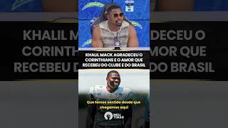 KHALIL MACK ELOGIA O CORINTHIANS E AGRADECE O AMOR QUE RECEBEU DO CLUBE E DA TORCIDA