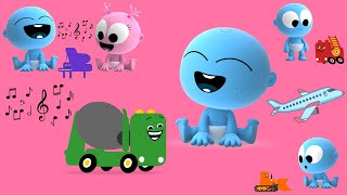 Learn Vehicles & Games for Kids with GooGoo & GaaGaa | Musical Instruments for Babies | The Googies