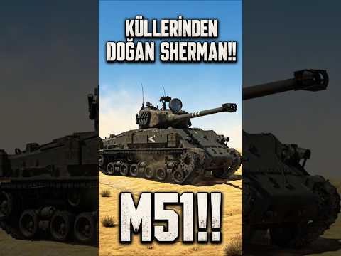 İsrail Shermanı M51 #warthunder #tarih #tank
