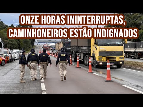 Onze horas ininterruptas, caminhoneiros estão indignados, Abestalhado  desabafa sobre a situação