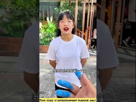 I😱 am 🖌️a painter 🎨can I 😍make a beautiful painting on your white T-shirt😍❤️#shorts #trending