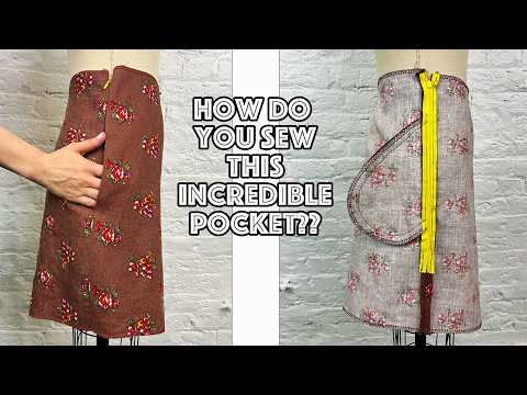 How To Sew An Invisible Zipper And Pocket Into The Same Side Seam!