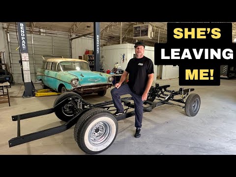 SMOKIN' TIRES AND SAYING ADIOS TO MY '57 CHEVY WAGON!