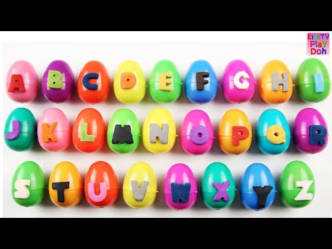 Learn A to Z Alphabets With Surprise Eggs for Kids