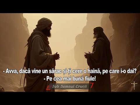 - Avva, daca vine un sarac si-ti cere o haina, pe care i-o dai? - Pe cea mai buna fiule!