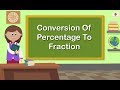Converting Fractions and Percentages