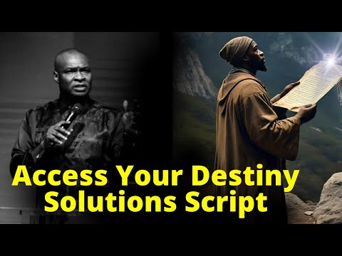 How to Access Your Destiny Solution Script | APOSTLE JOSHUA SELMAN