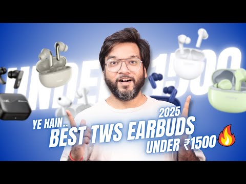 Best Bluetooth TWS Earbuds Under 1500 in India 2025 🎧🔥