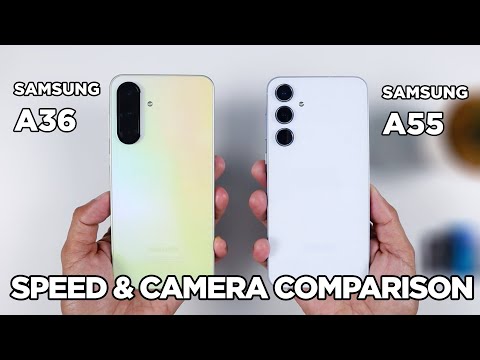 Samsung A36 vs Samsung A55 Full Comparison - SPEED, GAMING & CAMERA TEST | Zeibiz