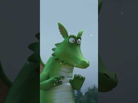 Zog Breathes Out Snow Instead of Fire?! 🔥❄️| Shorts
