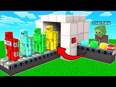 SONSUZ GOLEM FABRİKASI YAPTIM 😱 - Minecraft