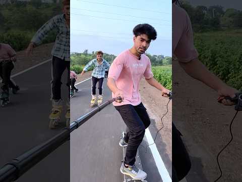 आज पोपट हो गया 😄 #indianskater #skating #electricskate #rider #skater #speedboard