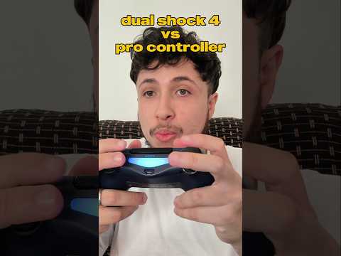 Controle de PS4 vs Controle de Switch 🫢 #shorts #viral