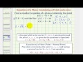 Understanding Planes and Lines in 3D Space
