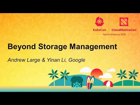 Beyond Storage Management