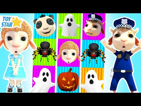 Police Officer Chasing Ghost | Funny Cartoon for Kids | Dolly and Friends 3D