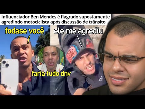 BEN MENDES SURTA EM DISCUSSÃO DE TRÂNSITO E PARTE PRA CIMA DE MOTOBOY