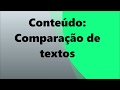 Comparing Texts and Analyzing Language